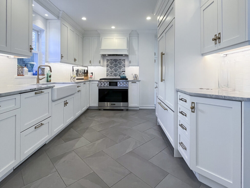 Spring Lake heights white kitchen remodel