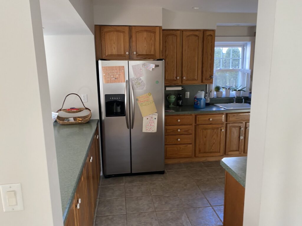 Before dated oak kitchen Spring Lake heights
