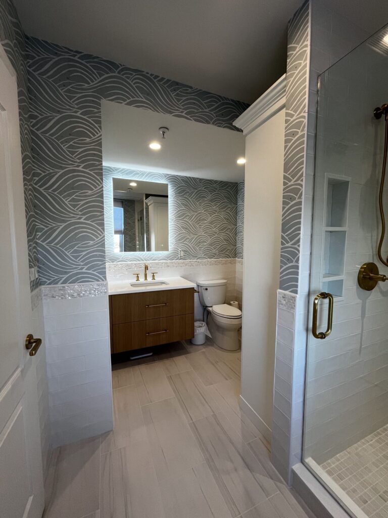 Condo bathroom renovation Spring Lake