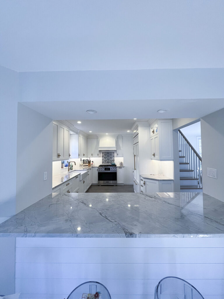 Kitchen view from family room